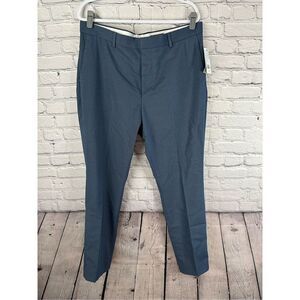H&M Men’s Dress Pants 38R Slim Fit Stretch Gray/Blue